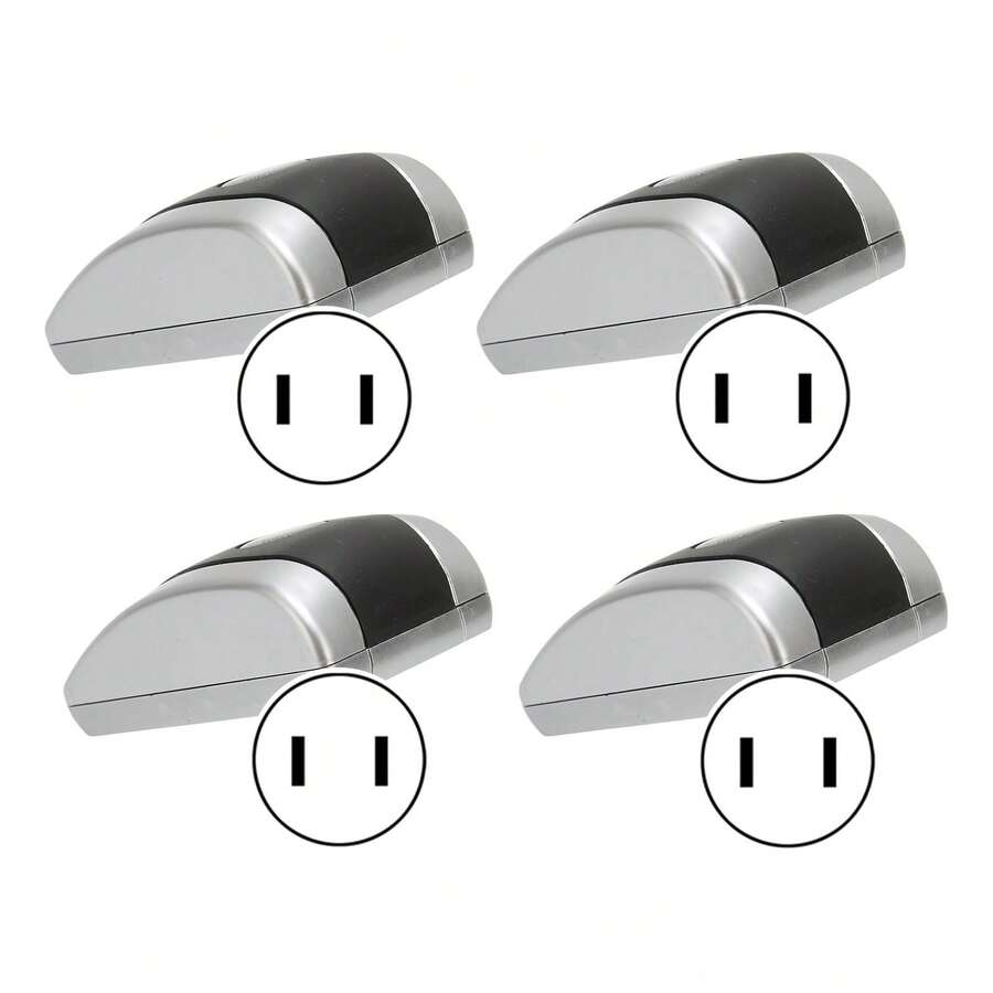 Caja de ahorro de energía inteligente (paquete de 4), 30 000 W, ahorro automático de energía para el hogar, ideal para televisores. - Negro - Ver 1