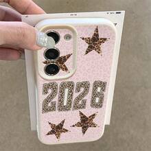 1个TPU豹纹2026图案手机壳，兼容三星手机A15/A14/A13/A12/S24/S23/S22/S21/S20/S10/A72/A73/A71/A50/A53/A52/A32/A31/A05S - 白色 - 查看 4