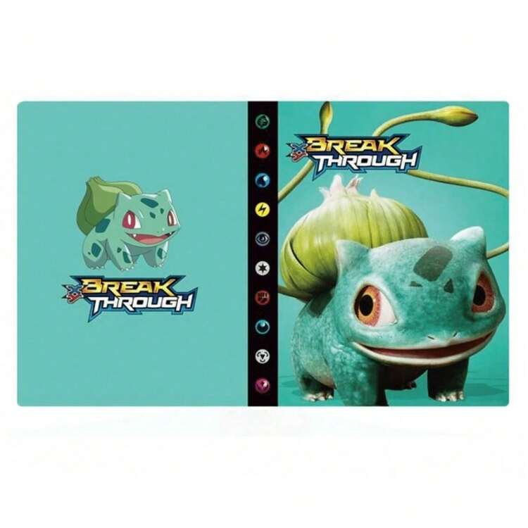 Album de rangement pour cartes Pokémon, étui de collection de cartes à 4 pochettes, album pouvant contenir jusqu'à 240 cartes variées - Multicolore - Voir 18