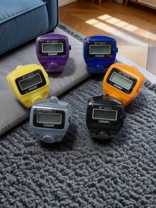 1 buc/3 buc contor electronic LCD cu 5 cifre resetabil și mini contor inelar, potrivit pentru antrenament sportiv, ameliorarea stresului, învățare, numărare, rugăciune etc. - multicolor - Vizualizare 6