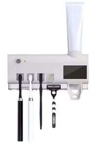 Toothbrush Holder Dispenses Toothpaste. - 白色 - 查看 2