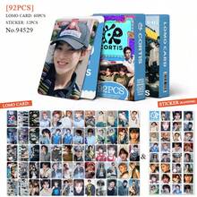 60+32PCS Korean Boy Group Photo Cards Stickers Set - JUHOON JAMES Collectible LOMO Cards, Making It The Perfect Valentine's Day Gift, New Year's Gift, Or A Special Gift For Boys And Girls' Fans. - Multicolor - View 11