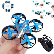 OISE ART STORE Mini Drone Quadricottero Telecomandato Con Dita Mano Luci Led Rgb Gioco Bambini - - Multicolore - Visualizzare 1
