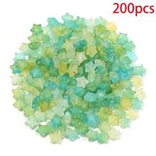 200pcs/Pack Acrylic Translucent Gold-Plated Pentagram Beads - Shiny Smooth Matte Surface Transparent Star Shaped Beads, Suitable For Handmade Crafts, DIY Bracelets, Necklaces, Earrings, Jewelry, New Year Gift Making Materials - Multicolor - View 16