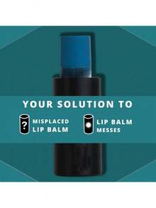 Black Car Lipstick Holder | No Drilling Popular Vehicle Lip Balm Storage Rack - Black - View 2