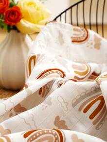 5PCS 60*60cm Muslin Extra Soft And Absorbent Baby Burping Cloth - Washcloth Baby Face Towel,Multi-Purpose Square Handkerchief,Baby Bandana Drool Bibs - Multicolor - View 6