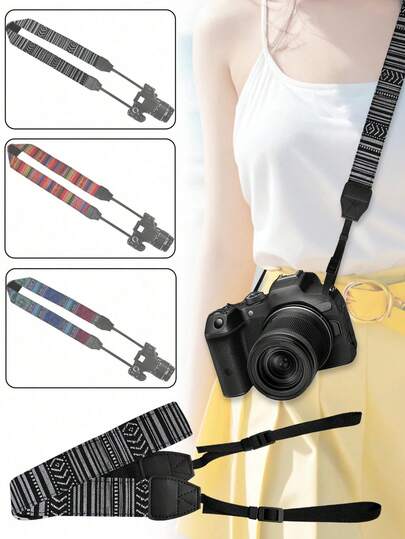 1pc Camera Shoulder Strap, Suitable For Various DSLR Cameras And Some Mirrorless Cameras