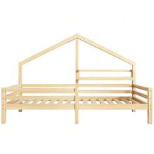 Kids Bed Frames, Headboards & Footboards - Natural + Pine + 90cm*200cm - View 7