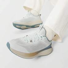 LI-NING SOFT GO 3 Men's Casual Sneakers, Reflective Soft Comfort Walking Shoes AGLW001 - Creamy Gray/Still Gray - View 3