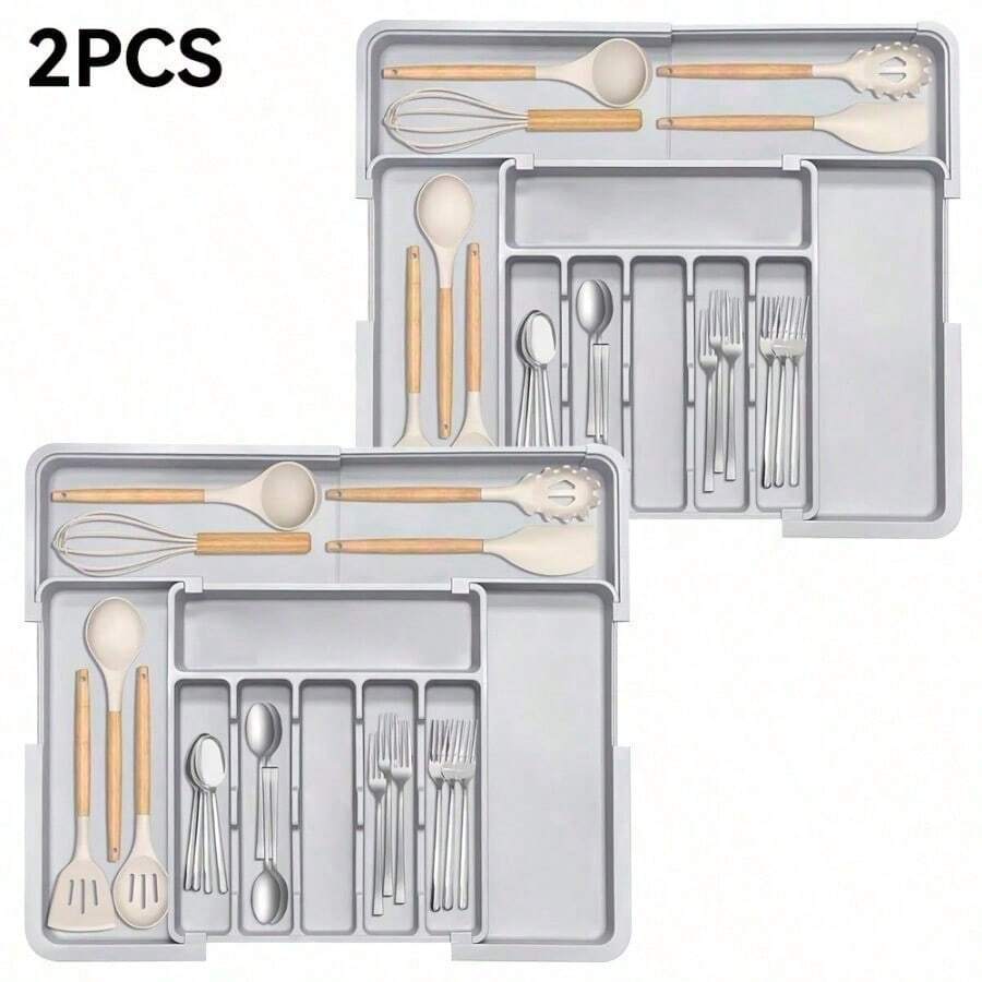 Offene Aufbewahrungskisten - Grau - Übersicht 1