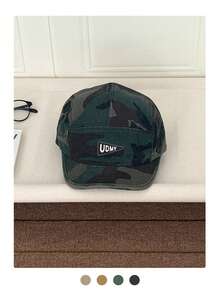 Mũ lưỡi trai Soft Crown Camo, mũ phong cách đường phố hip hop ngoài trời, mũ snapback vành mềm thêu chữ, phong cách skater hippie chicks. - Nhiều màu - Xem 12