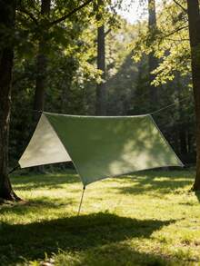轻便高品质露营吊床雨篷 | 防水徒步背包遮阳篷，户外旅行必备，适用于海滩、花园、野餐、徒步旅行 | 适合家庭度假、春季旅行、音乐节、生存装备、应急避难所、战术装备 | 小巧便携 - 露营爱好者和冒险家的理想礼物 - 彩色 - 查看 2