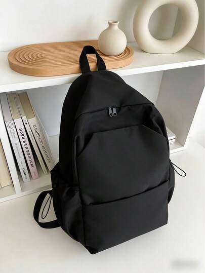 Jednolity kolor, swobodny, wszechstronny, o dużej pojemności, lekki plecak idealny do podróży, unisex, na uczelnię i do uprawiania sportu, odpowiedni do codziennych dojazdów do pracy i do szkoły, a także jako damski plecak na laptopa na wakacje.