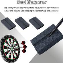 10/4件套V形磨刀石，飞镖磨刀器，易于抛光和去毛刺，持久锋利，飞镖配件 - 彩色 - 查看 4