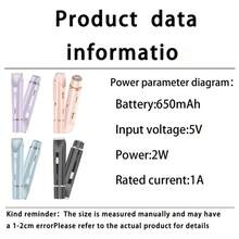 2-In-1 Women's Electric Shaver, Women's Electric Hair Trimmer, Women's Electric Bikini Trimmer, Suitable For Face, Arms, Legs And Body, Ideal New Year Gift, Battery Capacity: 650mAh - Multicolor - View 12