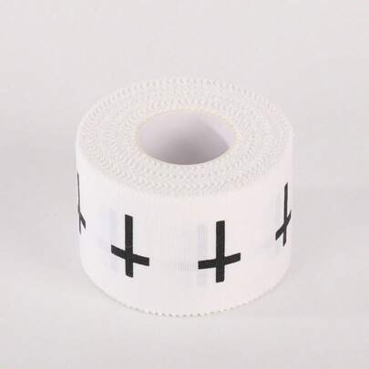 White Cross Tape - Trusted By Pro Players For Professional Protection! Ideal For Sports Like Basketball, Soccer, And Fitness, It Stabilizes Muscles, Supports Joints, And Prevents Strains