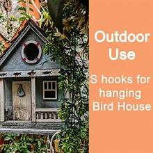 iGift - Paquete de 8 gancos bls de 6 pulgadas reentes con revestimiento de goideizante para colgar jeans plantas bolsos ropa ollas tazas toallas - Blanco - Ver 7