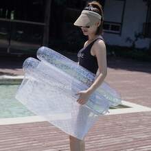 1件装发光水上吊床，室内充气游泳池吊床，成人湖泊游泳池夏季配件，派对多功能水上漂浮床，成人游泳圈，充气水床椅，游泳池水上游戏漂浮管，适合成人，必备沙滩配件 - 多色 - 查看 7