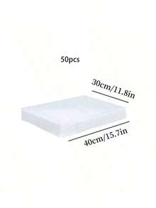 50pcs Transparent Vacuum Bags, Matte Finish Sealed Bags, Plastic Packaging Bags, Vacuum Compression Fresh Keeping Bags - Multicolor - View 10