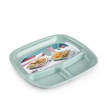 OISE ART STORE Vassoio Trio In Plastica Riutilizzabile Piatto Ideale Per Aperitivi Feste 140621a - - Multicolore - Visualizzare 4