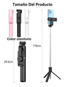 Palo de selfie Bluetooth con trípode, luz de relleno y control remoto para retransmisiones en vivo y fotografía, compatible con la mayoría de los teléfonos inteligentes. Luz LED portátil y regulable para cámaras y videocámaras, vlogging para fotografía, selfie, video, videoconferencias, entrevistas, retransmisiones en vivo, reuniones familiares, fiestas de Navidad, actividades al aire libre, vacaciones de verano y viajes - Multicolor - Ver 12