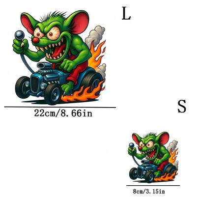 Bộ 1/2/3 miếng dán chuyển nhiệt hình quái vật Green Goblin, decal ủi DIY thích hợp để làm áo thun, trang trí gối, ba lô, đệm, quần, bọc ghế sofa, chống thấm nước và chống phai màu.