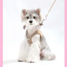 Neue weiche & leichte Einstieg-Hundegeschirr, atmungsaktiver Mesh-Brustgurt mit reflektierender Sicherheit, praktisch für das Spazierengehen von kleinen Hunden & Katzen Outdoor - Verschiedenfarbig - Übersicht 7