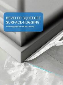 1pcs Multi-Functional Floor And Glass Scraping Broom. This Is An Excellent Floor Cleaning Broom Made Of Silicone Material, Equipped With A 51.77-Inch Long Handle, Which Can Clean High Places Effectively. It Is Suitable For Carpets, Bathroom Tiles, Floors And Garages. It Is An Essential Tool For Household Cleaning And A Cleaning Utensil. - A - 查看 3