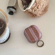 Minimalist Striped Earphone Case, Compatible With Apple 1/2/3/4/Pro/Pro2/Pro3, Lightweight Anti-Drop Earphone Protective Cover - Pink - View 11