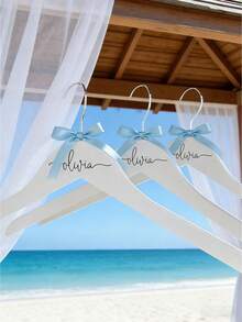 Personalized Bridesmaid Hangers,Wedding Coat Hanger With Personalisation,Bridesmaid Hangers Personalized,Bridesmaid Hangers Wedding Hangers Bride Hanger Personalized Wedding Hanger - B - View 5