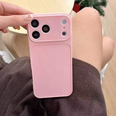 1pc Creative Peephole Instant Magnifier Phone Case, Compatible With IPhone 11 12 13 14 15 16 17 Series, Great Gift For Family, Friends, Holidays