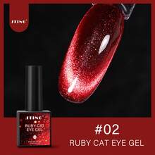 10ml JTING Valentine 10colors Ruby Cat Eye Gel Polish Red Color Magnetic Cat Eye Gel Collection Uv Gel Nail Polish Salon Nail Supplies For Home Manicure DIY And Nail Art Salon - Multicolor - View 10