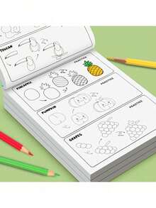 This Creative Drawing Workbook Contains Over 200 Steps, Serving As An Art Learning Resource And Educational Art Activity Manual. It Fosters Creativity And Fine Motor Skills, Suitable For Various Art Learning Scenarios. It Can Be Used For Creative Doodling, As Supplementary Material For After-School Art Practice, Or As A Basic Introductory Textbook For Art Studios. It Supports The Growth Of Art Enthusiasts While Cultivating Their Creativity And Fine Motor Skills. - 藍色 - 查看 2