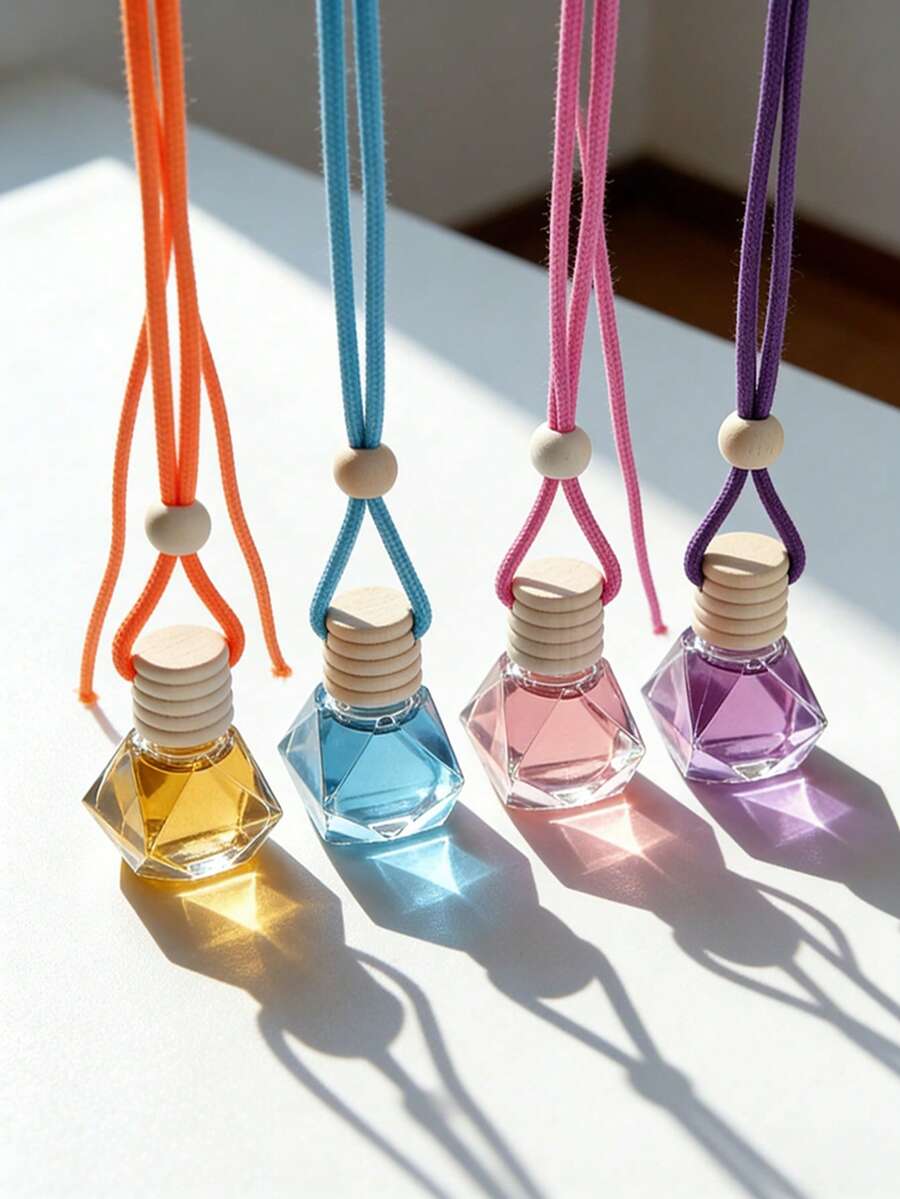 8ml Victoria Key Car Fragrance Pendant, Deodorizing Digital Fragrance Spray, Long-Lasting Scent, Suitable For Car, Wardrobe, Bathroom, Bedroom And Other Occasions. Perfect Gift For Father's Day, Family And Friends! - Various - View 1