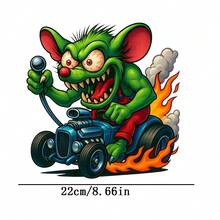 1pc/2pcs/3pcs Green Goblin Monster Heat Transfer Stickers, DIY Iron-On Decals Suitable For T-Shirt Making, Pillow Decor, Backpacks, Cushions, Pants, Sofa Covers, Waterproof & Fade Resistant - L+S - View 4