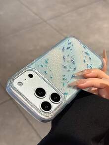 1个超蓝渐变金鱼造型的硅胶保护壳，灵感源自童话浪漫，时尚感十足，个性十足。兼容 17/ 17 Pro Max/ 16 Pro Max/ 15 Pro/ 14/ 13/12/11。适合作为情人节/生日/母亲节礼物送给家人/朋友/姐妹/女友。 - 淺藍色 - 查看 5