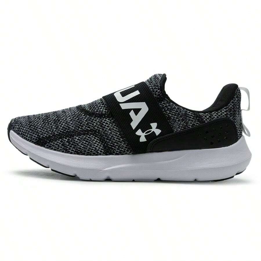 Under Armour Women's Running Shoes UA W Surge 3 Slip: Lightweight, Comfortable, Simple, Casual Shoes 3026507-001 - Black/Gray - View 1