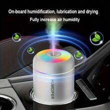 1pc Mini Essential Oil Aromatherapy Mist Diffuser & Humidifier, Cool Mist, Colorful Night Light - Humidify Air, Keep Fresh, And Relax Body And Mind,USB Powered Usage,Room Decoration - Multicolor - View 6