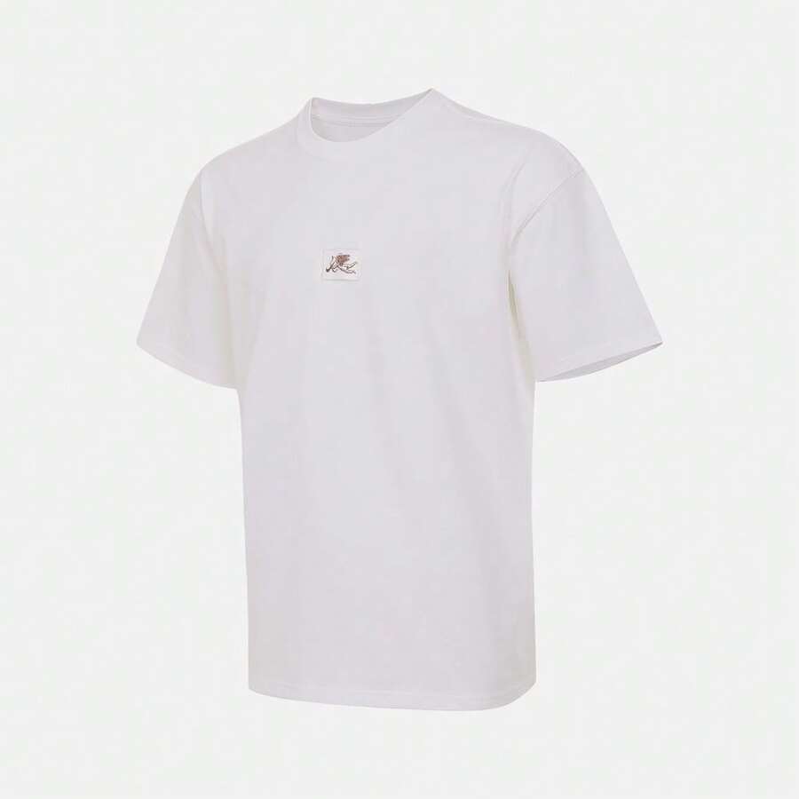 Nike Men's AS U NSW TEE LSE LOVE IN AIR Short Sleeve T-Shirt, Knitted Collarless Tee TIH1170-100 - White - View 1