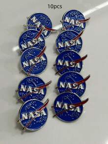 1 件/2 件宇航员太空合金徽章，非常适合装饰包包和衣服，是节日背包的理想礼物，适合学校 Kpop 教师用品包饰可爱办公配件衬衫夹克珠宝圣诞节万圣节别针、秋冬配饰，适合青少年、青年、男士、休闲、户外、运动、度假、毕业礼物、生日、日常穿着衣服别针有趣的教师礼物 - 彩色 - 查看 12