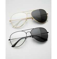 2 Lentes Fotocromáticos Par Computadora Anti Luz Azul Pf6169 - Negro - Ver 10