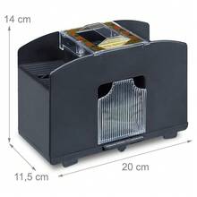 OISE ART STORE Mescolatore Di Carte Elettronico Con Beat Per Ramino Poker Solo Carte Standard - - Multicolore - Visualizzare 5