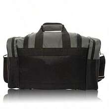 Travel Size Blank Duffel Bag Sports Durable Gym Bag - Gris - Ver 2