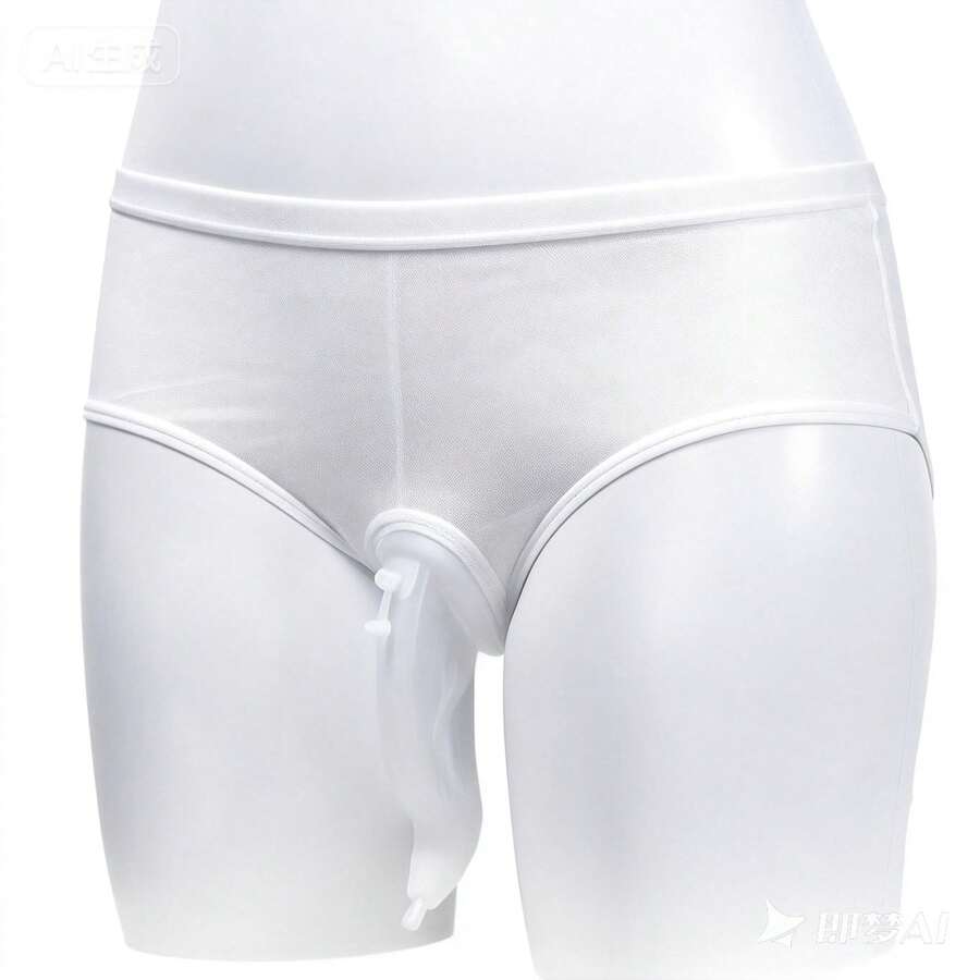 Female Wearable Night Urine Collector Breathable Fixed Cotton Pants Silicone Capsule 800ML Bag Elderly Suitable White Care Set - 2XL - View 1