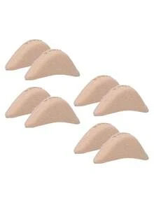 10/8/6/4/2 双装男女通用鞋头垫 - 泡沫鞋头填充物，适用于鞋子过大的情况，舒适贴合，泡沫鞋头填充物，鞋头垫，黑色和米色 - 彩色 - 查看 12