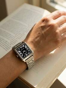 Casio STANDARD Series Business Minimalist Elegant Roman Numeral Quartz Movement Stainless Steel Strap Japanese/Korean Style Ladies Watch, Black Dial LTP-V007D-1B - Silver - View 3