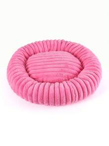 HUITAIYANG 四季矫形狗床，舒适甜甜圈形圆形宠物床，超柔软可水洗，适用于猫狗 - 卡其色 - 查看 9