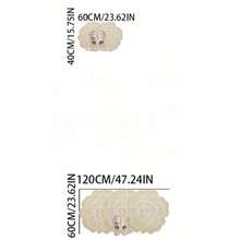 1pc Gold Floral Pattern Bathroom Mat, Bathroom Rug, Door Mat, Small Rug, Carpet, Floor Mat, Home Decor, Area Rug, Outdoor Mat, Bedroom Rug, Washable Carpet - Multicolor - View 13