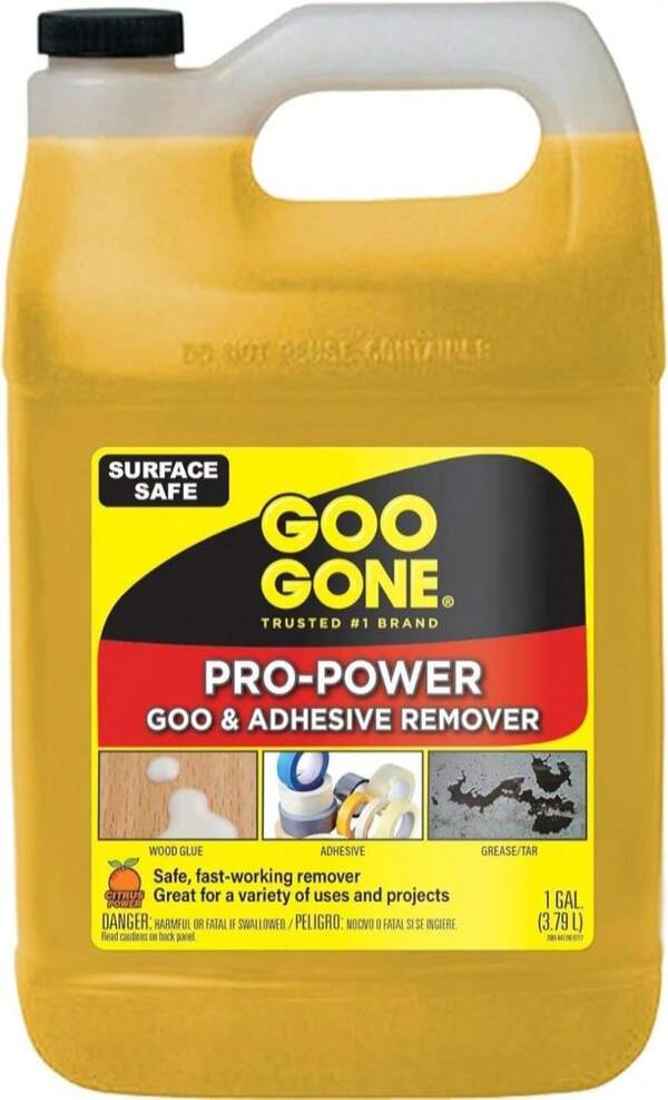 Goo Gone Pro-Power - Professional Strength Adhesive Remover - 128 Fl. Oz.