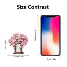 1.0cm Thick Mini Fairy Door Decor Ornament, Fairy Door Shaped, Suitable For Outdoor Garden Yard Lawn, Fantasy Theme Micro Landscape Decor, Outdoor & Garden Supplies, Gardening Ornament (Double-Layer Craft) - JLM021 - View 8